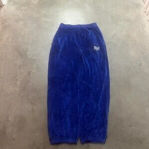 Vintage‎ everlast men's blue velour baggy sweatpants boxing mma embroidered L